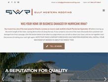 Tablet Screenshot of gulfwesternroofing.com